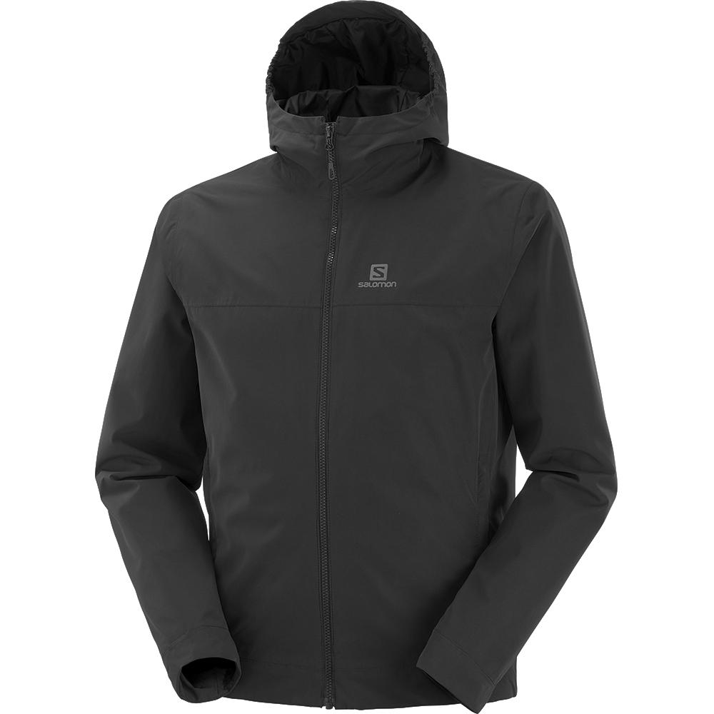 Salomon EXPLORE WP JKT M Chaquetas Hombre - Negras - Colombia (70369-LHPF)